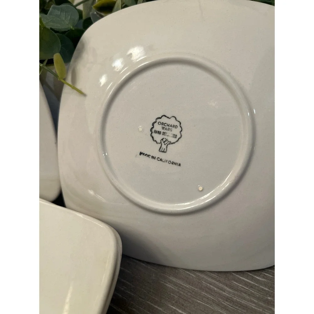 6‎ Orchard Ware California Bread & Butter Plates 5 3/4